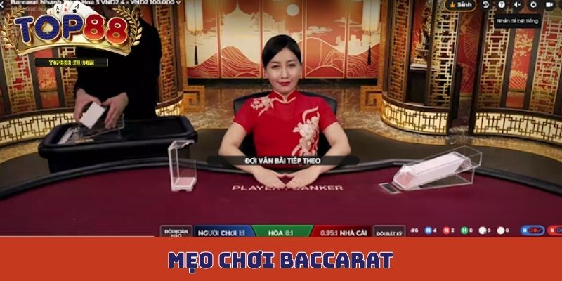 mẹo chơi Baccarat